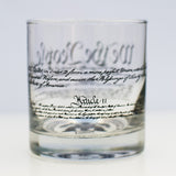 U.S. Constitution Rocks Glass