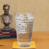 Emancipation Proclamation Pint Glass