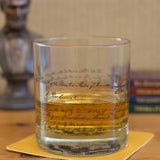 Emancipation Proclamation Rocks Glass