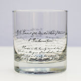 Emancipation Proclamation Rocks Glass