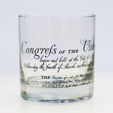 Bill of Rights Rocks Glass