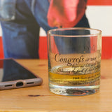 Bill of Rights Rocks Glass