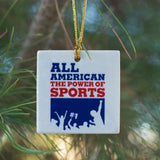 All American Tile Ornament