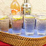 America's Documents Four Pint Glass Set