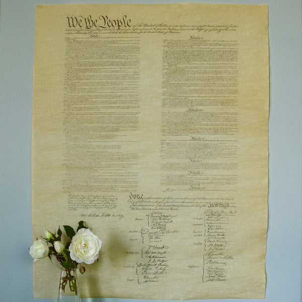 U.S. Constitution Poster: Single Page Full Size – National Archives Store