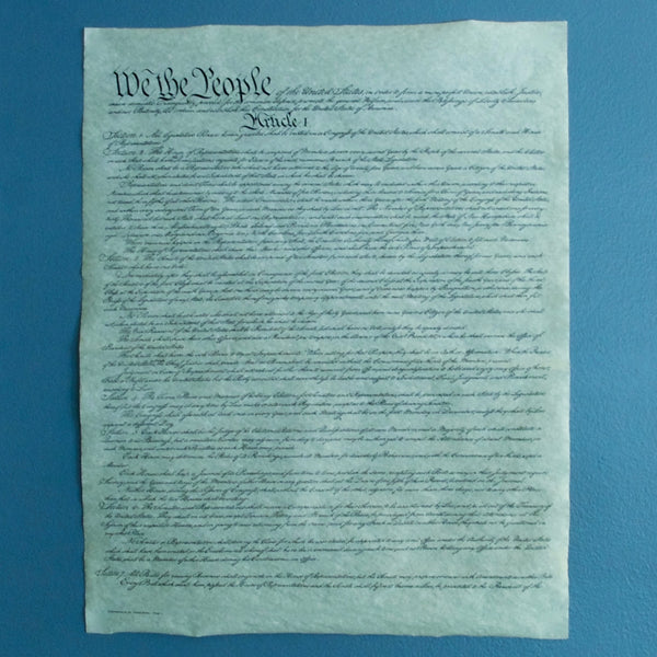 U.S. Constitution Full Size Four Page Replica – National Archives