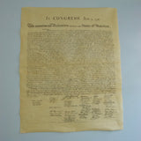 Declaration of Independence Full Size Replica