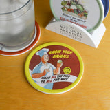 Vintage Poster Coaster Set