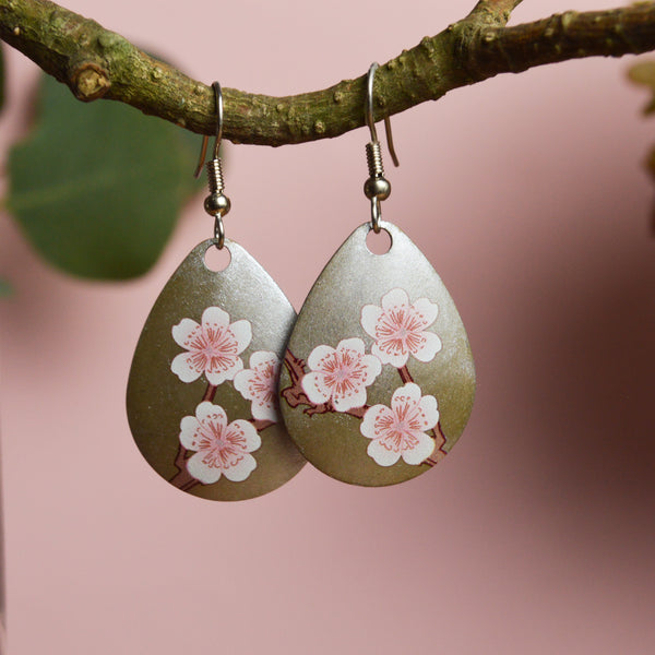 Cherry Blossom Dangle Earrings