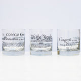 Charters of Freedom Rocks Glass Set