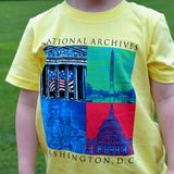 Capital Landmarks Art T-Shirt Kids Sizes