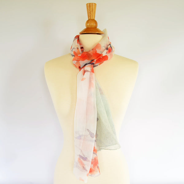 Cherry Blossom Silk Scarf – National Archives Store