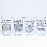 America's Documents Four Pint Glass Set
