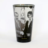 Elvis Nixon Glass Pint Handshake