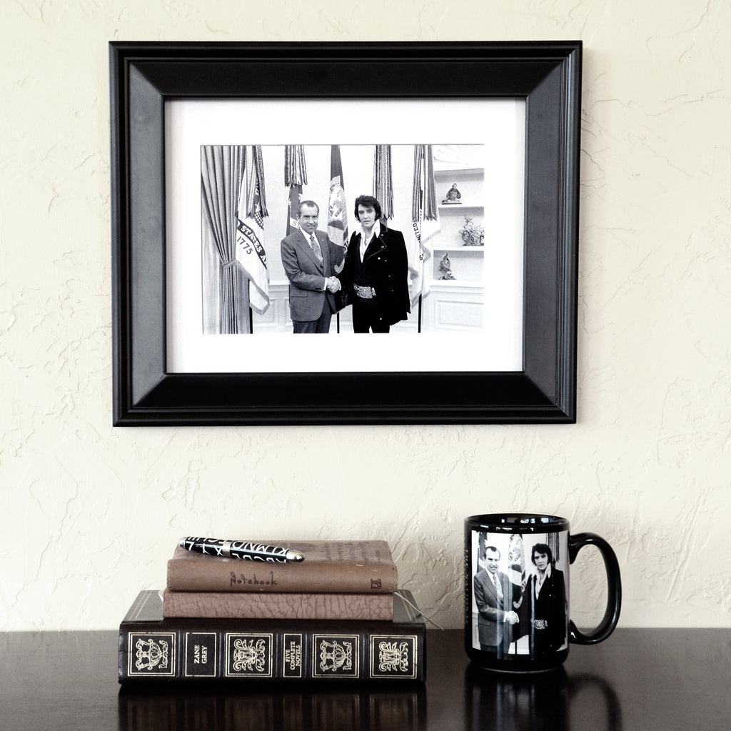 Elvis Nixon Matted Print