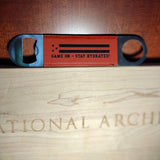 All American - The Power of Sports Leatherette Barback Bottle Opener