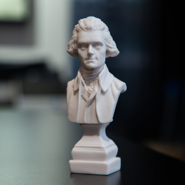 Thomas Jefferson 6-inch White Bust