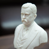Theodore Roosevelt 6 1/2-inch White Bust
