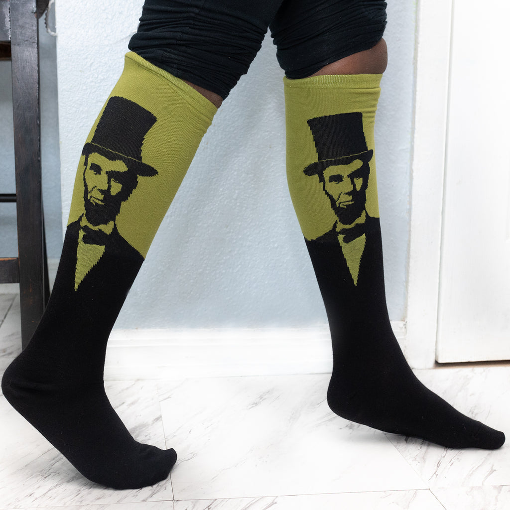Abraham Lincoln Knee Socks