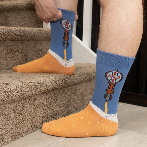 Beer Tap Crew Socks