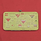 Cocktail Construction Clutch Wallet