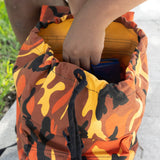 Orange Canvas Daypack