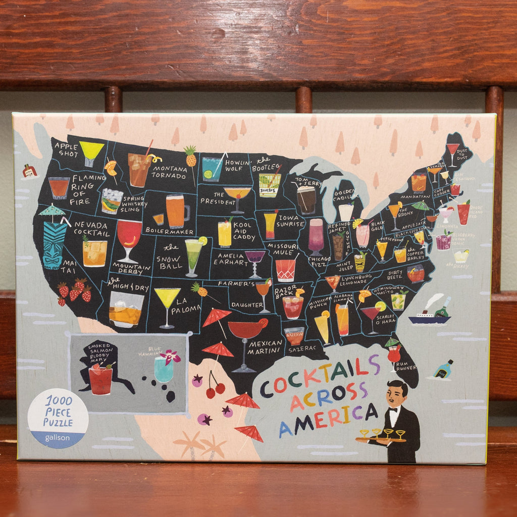 Cocktails Across America 1,000 Piece Puzzle