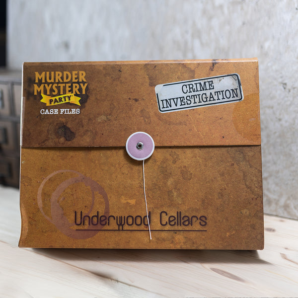 Murder Mystery Party Case Files Game: Underwood Cellars