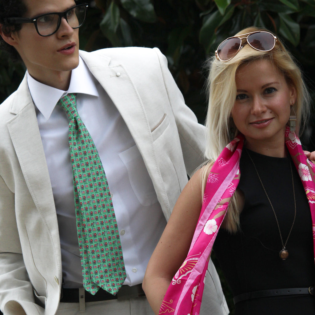 Surprise Party Silk Tie
