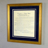 Premium Framed Bill of Rights