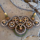 Winged Gear Pendant