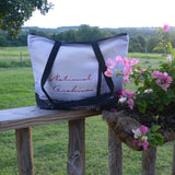 D.C. Night Scene Microfiber Tote Bag