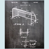 Soccer Goal Canvas Patent Print