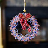 Patriotic Wreath Ornament