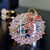 Patriotic Wreath Ornament