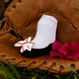 Little All Star White Baby Socks