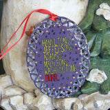 Hamilton Burr Ceramic Ornament