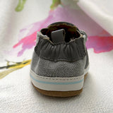 Brainy Bear Gray Baby Shoes