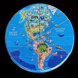 3D Wooden Earth Puzzle
