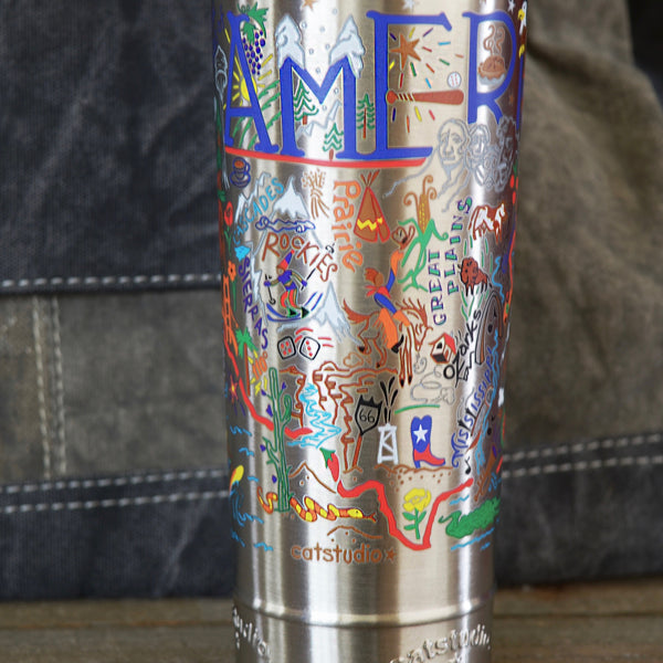 New Jersey Thermal Tumbler  Geography Collection by catstudio