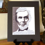 Lincoln Emancipation Matted Print