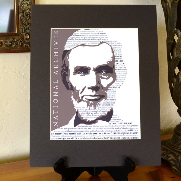 Lincoln Emancipation Matted Print