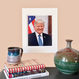 President Trump Matted Print