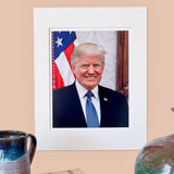 President Trump Matted Print