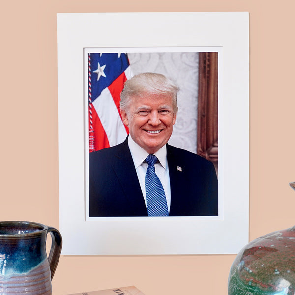 President Trump Matted Print