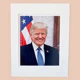 President Trump Matted Print