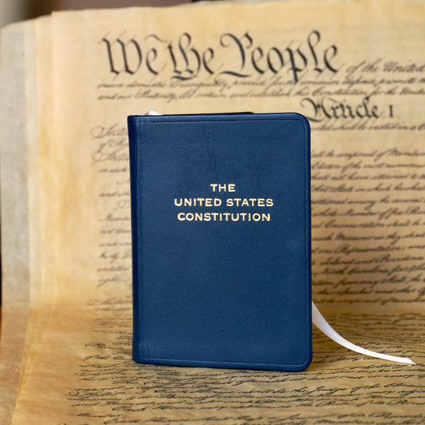  Graphic Image United States Constitution, Mini Size, Genuine  Leather, Embossed American Eagle, Black (2.75 x 3.75) - Published and  Bound in the USA : Us Constitution : Office Products