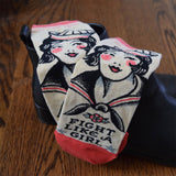 Fight Like a Girl Ankle Socks