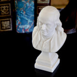 Benjamin Franklin 6-inch White Bust