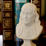 Benjamin Franklin 6-inch White Bust